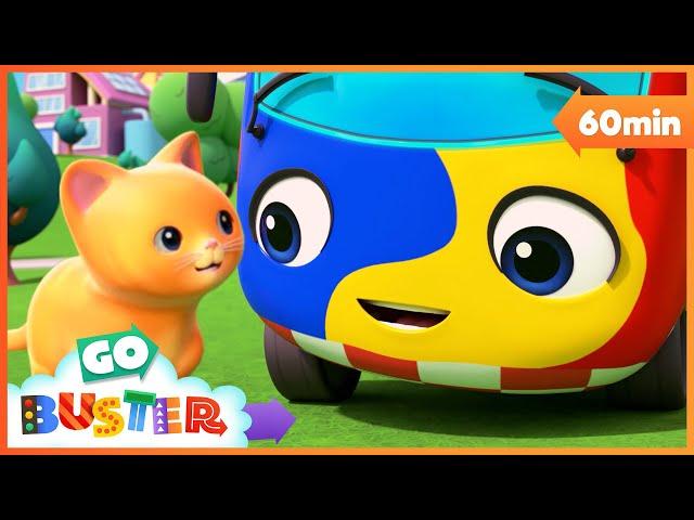 Kitten in Trouble! Buster’s Rescue Mission  | Go Buster - Bus Cartoons & Kids Stories