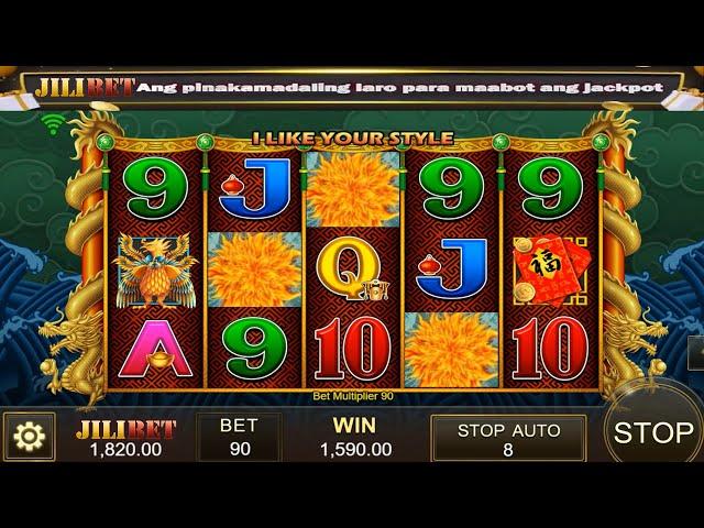 JILIBET Slot War Of Dragons-Free Games with 5 different odds for player choices