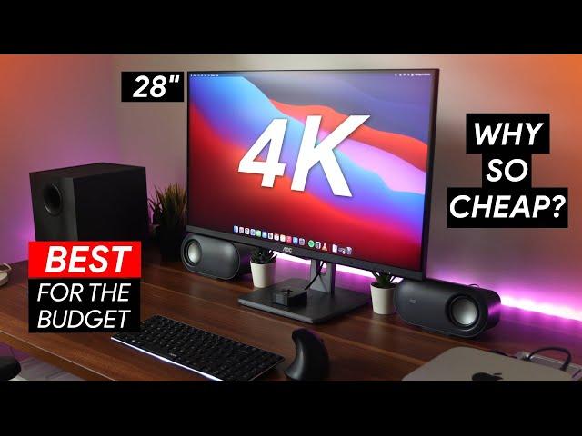 Best Budget 4k IPS Monitor - AOC 28" (Forget LG or BenQ) - 119% sRGB!