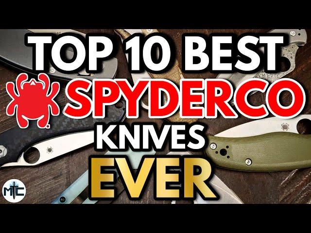 The Top 10 BEST Spyderco Folding Knives EVER