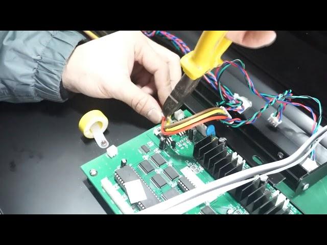 How to replace mainboard and carriage cable assy