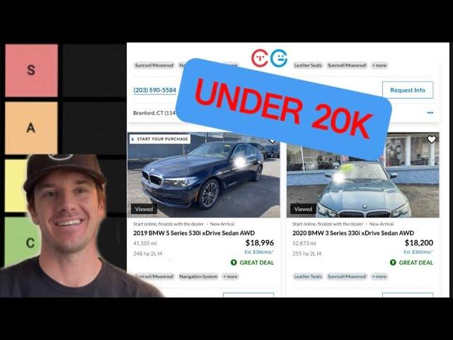 BEST Used Cars under $20,000 RANKED: CarGurus Search first 20 Cars