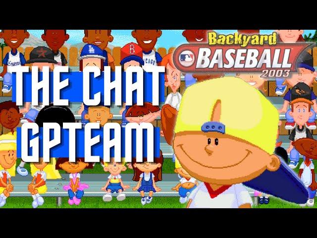 I Told AI to Build My Team in Backyard Baseball | Backyard Baseball 2003 Gameplay