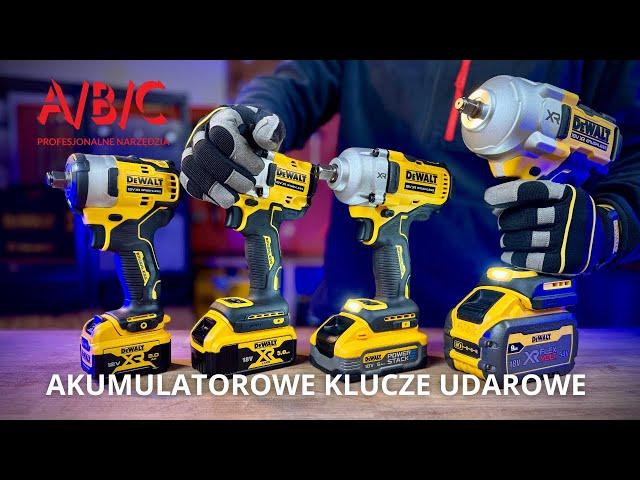 AKUMULATOROWE KLUCZE UDAROWE DeWALT - PRZEGLĄD TOPOWYCH MODELI 2024