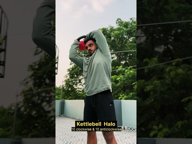 (Kettlebell workout )Exercise for spine & shoulders muscles #kbworkout #muscles #motivation #diet