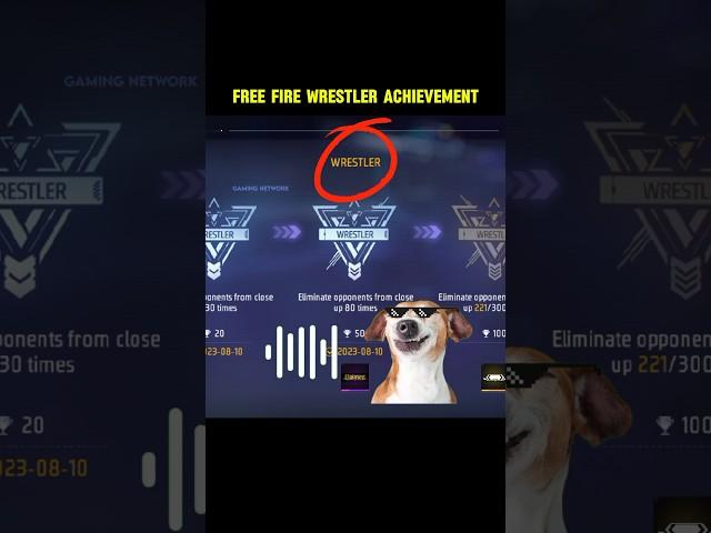 free fire wrestler achievement || free fire achievement point