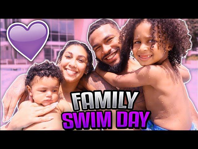 FAMILY VLOG | WE TOOK THE KIDS TO THE POOL