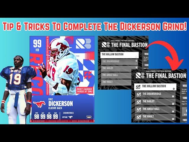 BEST Way To Complete The FINAL BASTION Solo Challenges For 99 Eric Dickerson In CFB 25!