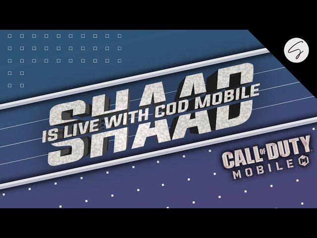 Let's Win COD Mobile | Playing With LAG! | Live Stream | SHAAD RAZVI