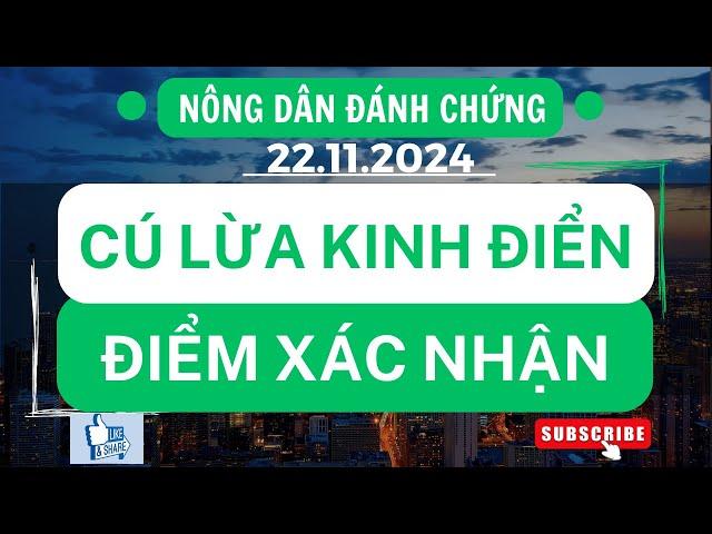 Chứng khoán hôm nay / Nhận định thị trường : Cú lừa kinh điển - Điểm xác nhận ?