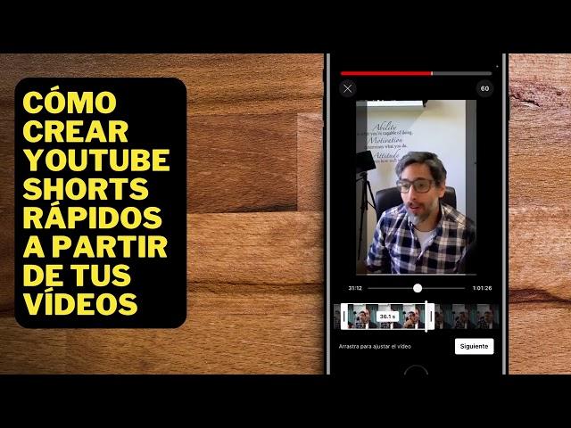 Cómo crear YouTube Shorts rápidos a partir de tus vídeos