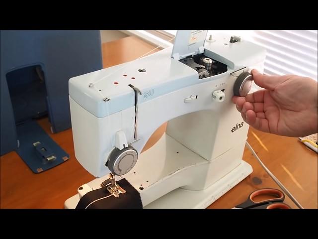 Elna Supermatic SU 62C Sewing Machine Basics