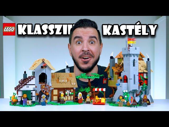 Gyerekkorodban neked is volt KASTÉLYOS szetted? || LEGO 10332 Középkori város főtere