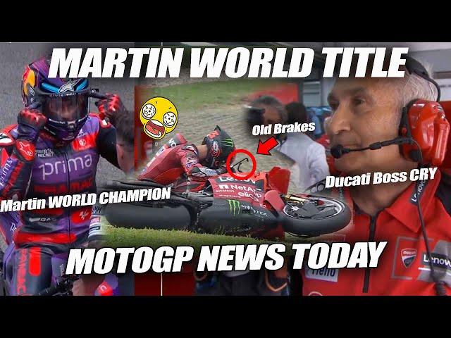 EVERYONE SHOCKED BIG ANGRY DUCATI Boss INVESTIGATION Bagnaia Bike, FINALLY Martin WORLD TITLE