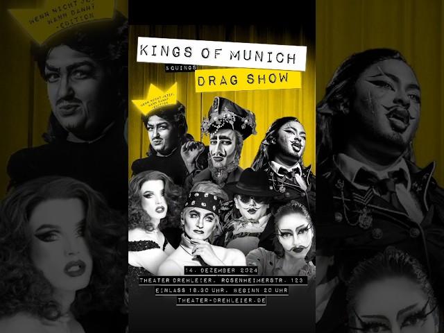 Kings of Munich - die große Herrenimitator*innen Revue am 14. 12. 2024 im Theater Drehleier  München