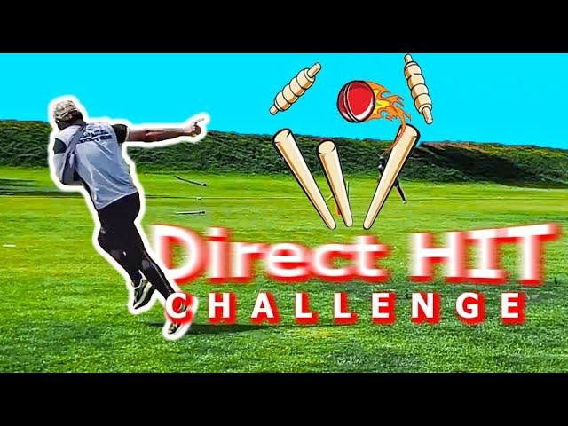 Don't talk SH*T just DIRECT HIT Challenge  #villagecricket  #cricketchallenge