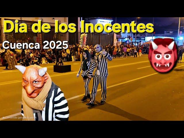 ASI son las MASCARADAS en Cuenca 2025 // Dia de los Inocentes 05/Enero/2025 