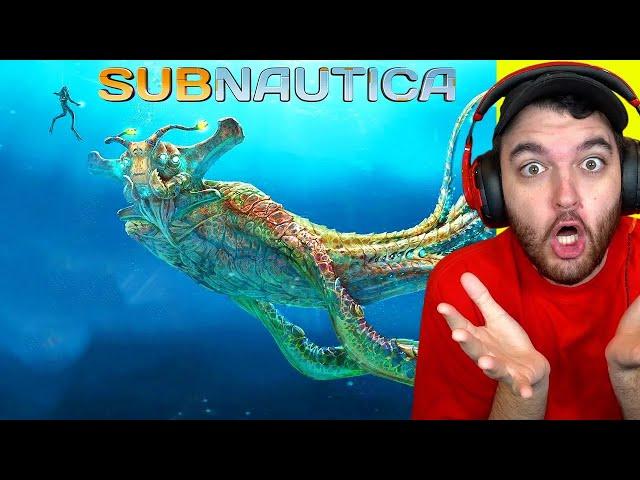 WORLD RECORD "SUBNAUTICA" SPEEDRUN IS SO SCARY!!!