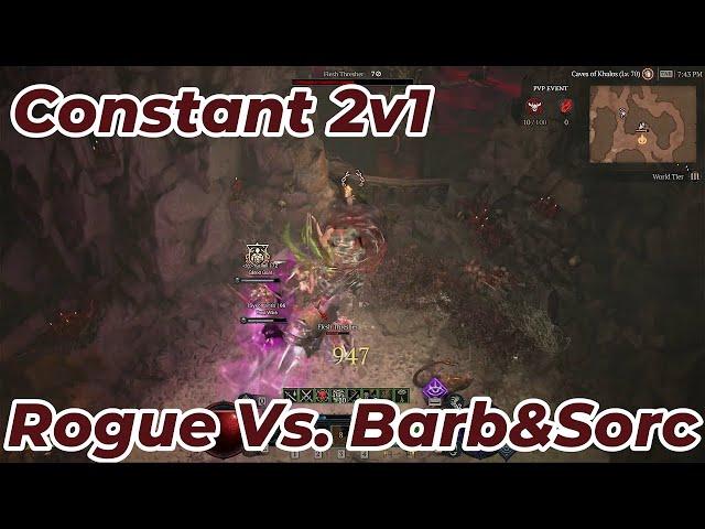 How to beat Sorc's & Barbs - Diablo 4 Rogue PvP Matchup Guide