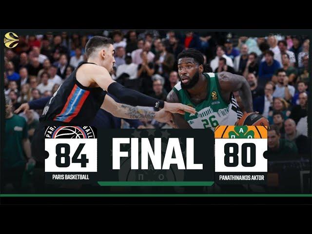 Paris Basketball - Panathinaikos 84-80 | Highlights | 15.10.2024