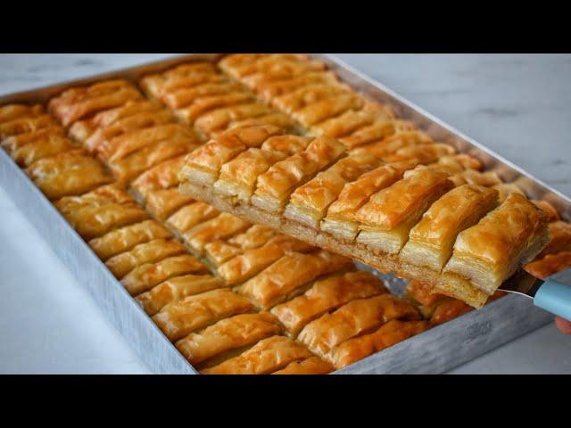 BAKLAVA HAMURU AÇAMAYANLAR BURAYA  OKLAVA KULLANMAK YOK ️ TEK TEK AÇMAK YOK ️ KOLAY BAKLAVA ️