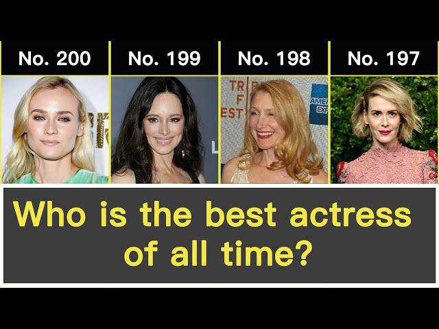 TOP 200 -The Best Actresses in Film History. Who is the best actor of all time? With voting address.