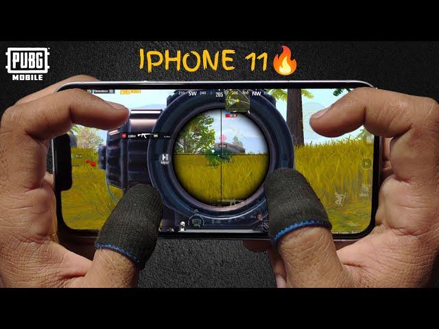 iPhone 11 Handcam In 2025/HD+60FPS PUBG Graphic Test New IOS 18.4 LIVIK GAMEPLAY |