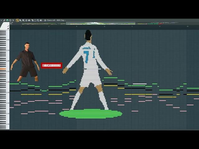 What Ronaldo Sounds Like - MIDI Art