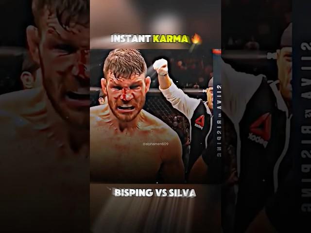 The Most INSANE REVENGE in MMA by BIsping against Silva #mma #mmafighter #trending #bisping #silva