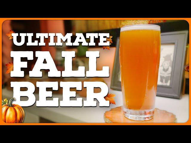 The BEST Pumpkin Spice Beer is made WITHOUT SPICES [Fall Saison Recipe]