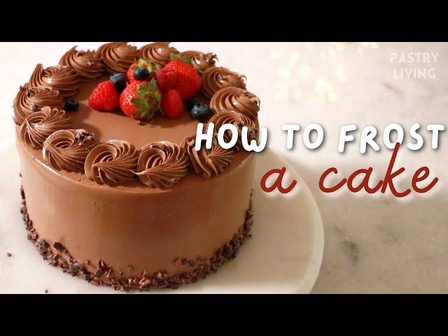 How To Frost A Cake (Beginners tips for any frosting)