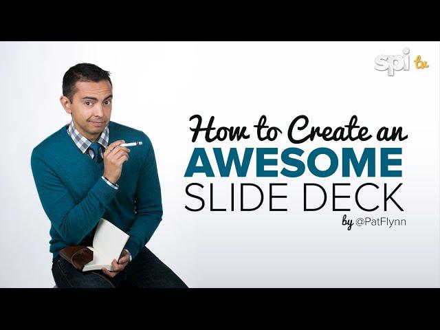 How to Create an Awesome Slide Presentation (for Keynote or Powerpoint)