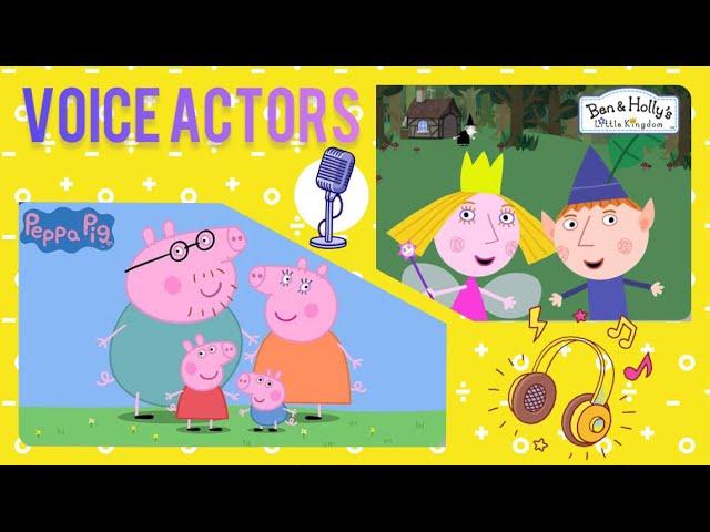 SAME VOICE ACTORS!! Peppa Pig vs. Ben & Holly