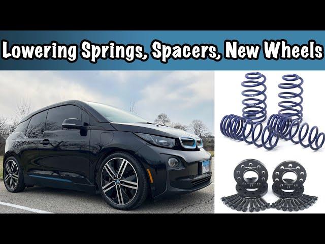 Making my BMW i3 Highway Worthy – H&R Lowering Springs, Spacers and New Wheels