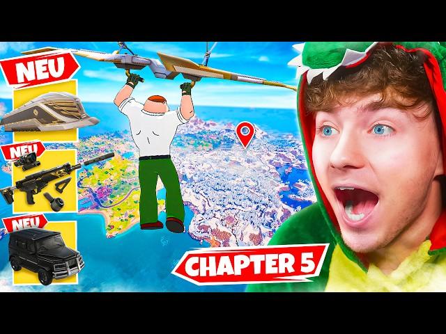 Meine ERSTE RUNDE in Fortnite CHAPTER 5! 