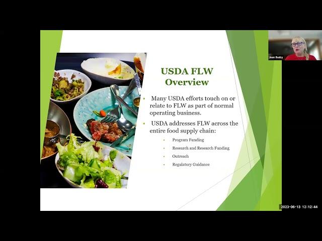 NIFA Food & Nutrition Security Webinar: An Overview of Food Loss and Waste Funding Opportunities