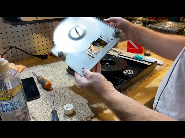 Sharp RP-207 Both Sides Turntable Restoration (Part 2 - Reassembly)