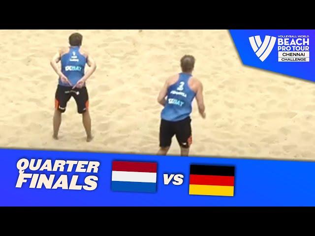 Luini/Penninga vs. Sagstetter/Sagstetter - Quarter Finals Highlights | Chennai 2024 #BeachProTour