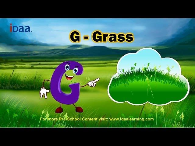 Learn English Alphabet - G (www.iDaaLearning.com)