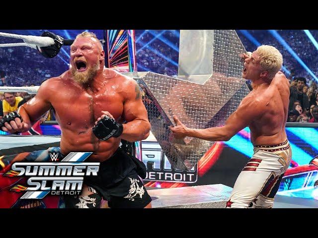 Cody Rhodes vs. Brock Lesnar: SummerSlam 2023 Highlights