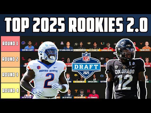 Top 2025 DYNASTY ROOKIES 2.0 Ranks & Tiers