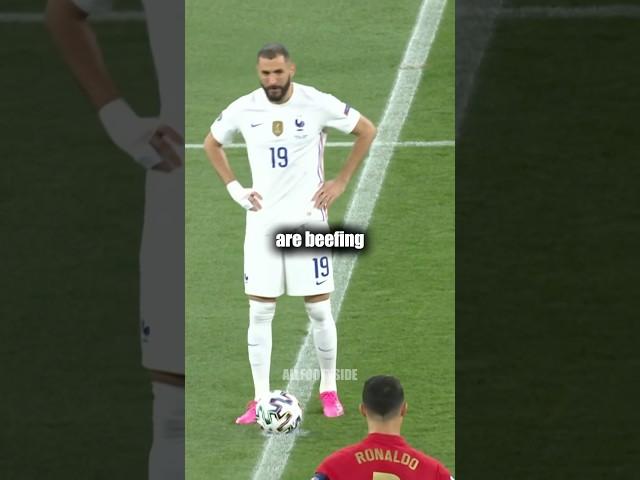 Ronaldo and benzema are beefing 