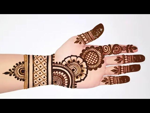 Latest Arabic mehndi design | Easy Mehandi designs | Simple mehndi designs trick @ShabsCreation