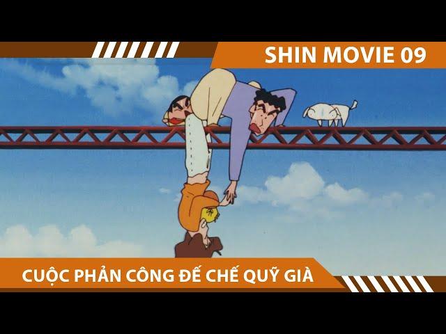 Review Shin Movie 09 , Cuộc Nổi Dậy của đế chế quỹ già , tóm tắt Shin Cậu Bé Bút Chì của Kyty Anime