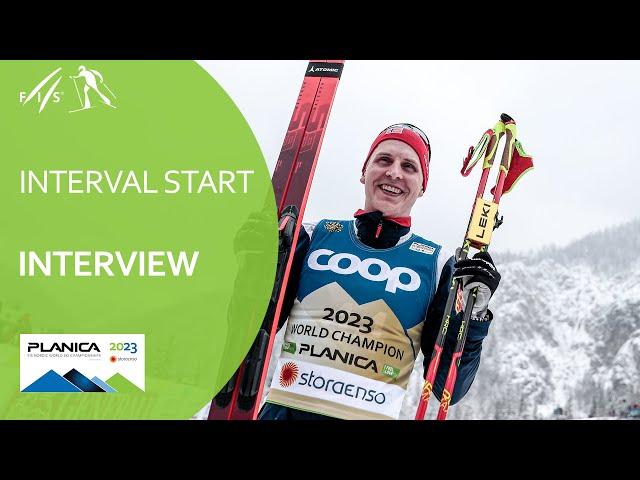  Simen Hegstad KRUEGER | "It was amazing to be World Champion again" | Planica 2023