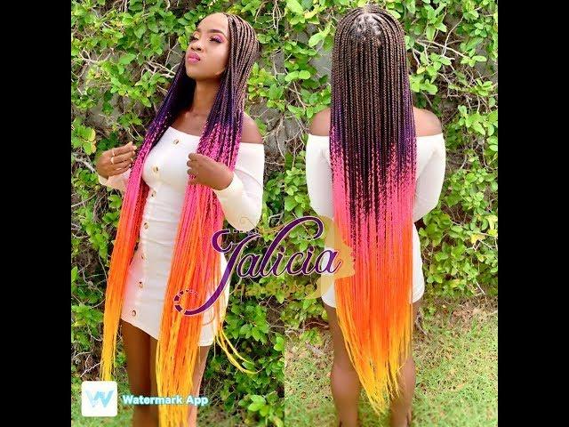 #22 Took Me Approximately 24hours To Complete This Multi-Colored Knee Length Ombre!!