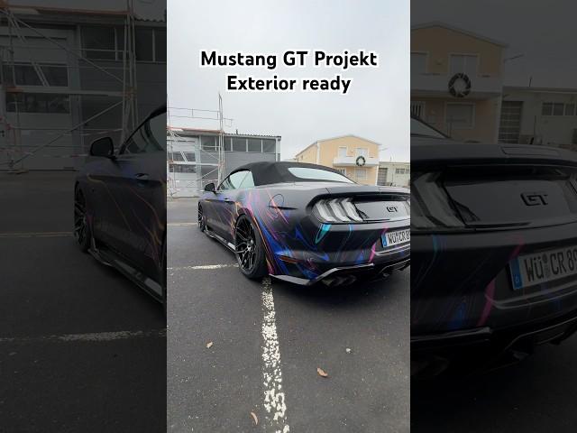 Mustang GT Projekt von außen fertig für die nächste Saison #mustang #grail #wheelforce #gepfeffert