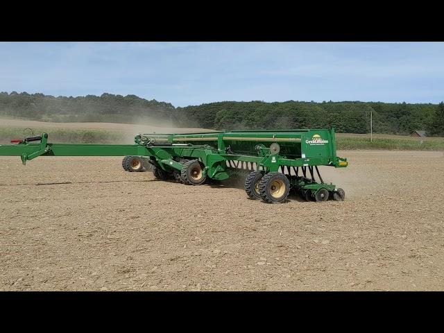 Great Plains 3S-4000HD grain drill and Case IH 350 Steiger