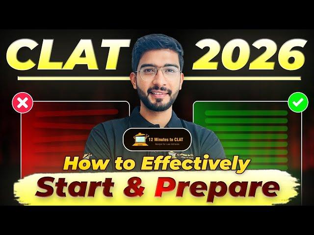 CLAT 2026: How to Start and Prepare Effectively I Comprehensive Strategy I Keshav Malpani