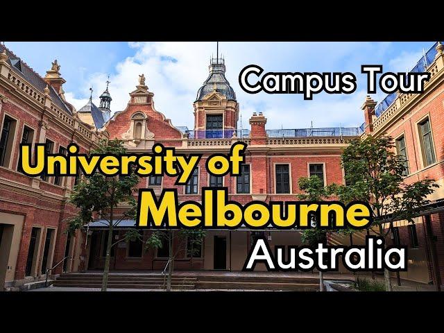 The University of Melbourne campus tour, Melbourne Australia Parkville campus